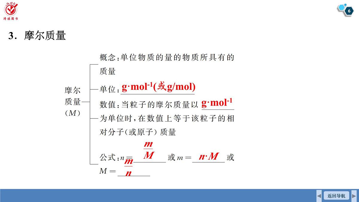 高考化学精品【一轮复习】PPT第二章  第六讲　物质的量　气体摩尔体积第6页