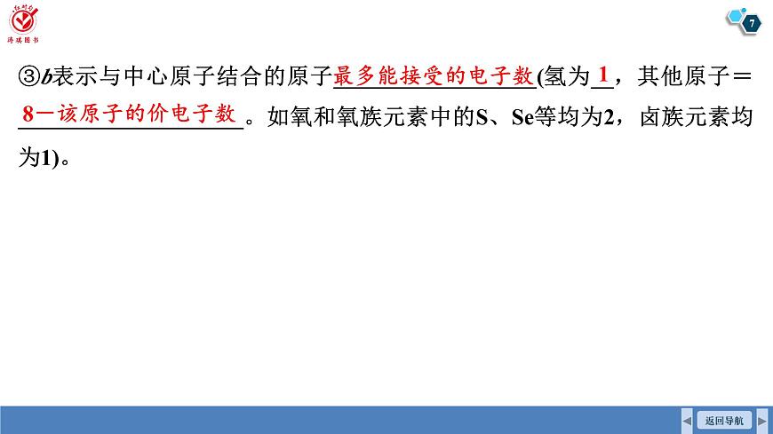 高考化学精品【一轮复习】PPT第六章  第二十九讲　价层电子对互斥模型　杂化轨道理论第7页