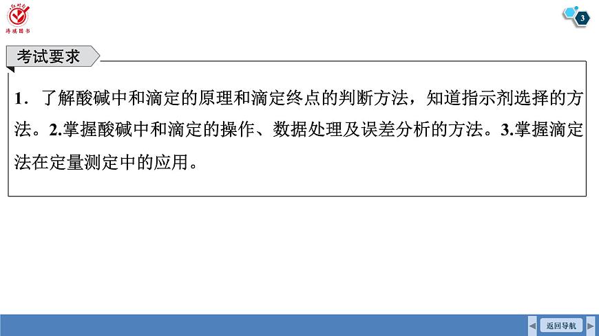 高考化学精品【一轮复习】PPT第九章　第43讲　酸碱中和滴定及应用第3页