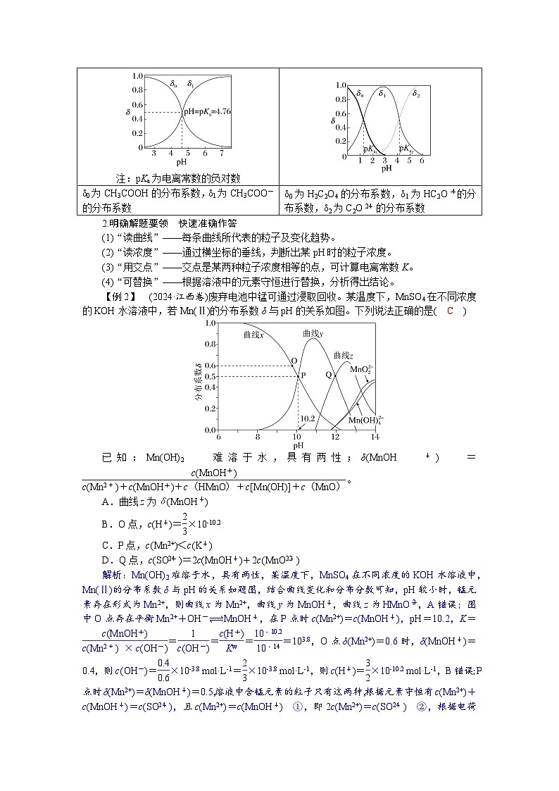 高考化学精品【一轮复习】讲义练习第九章　素养微专题(十)　离子平衡图像分析第3页