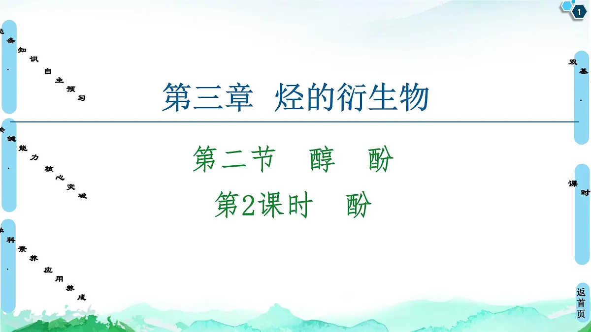 第3章 第2节 第2课时　酚 课件【新教材】人教版（2019）高中化学选择性必修3第1页