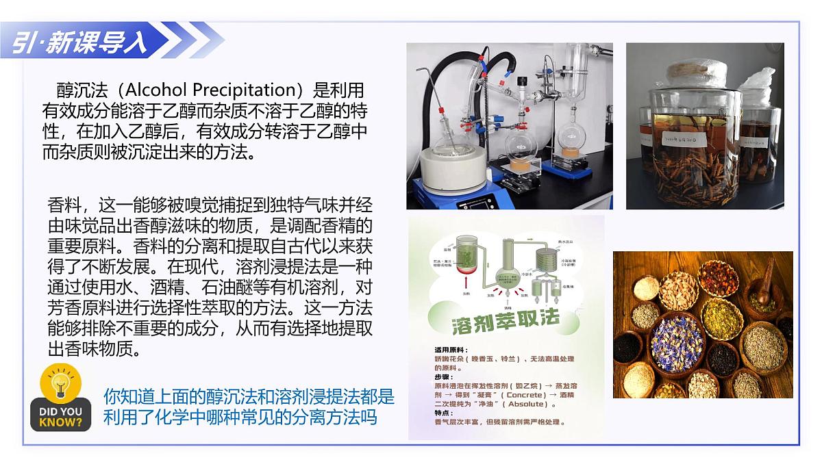 1.3 化学中常用的实验方法 第2课时（教学课件） -2025-2026学年高中化学必修第一册（沪科技版2020）第3页