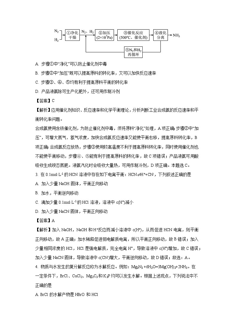 湖北省部分高中协作体2024-2025学年高二下学期6月期末化学试卷（解析版）第2页