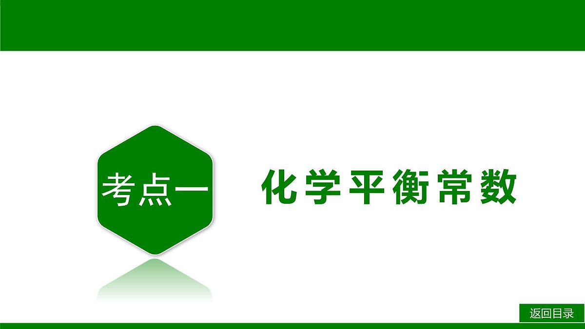 2026届高考化学一轮专题复习课件：第七章 第三讲 化学平衡常数　化学反应的方向第3页