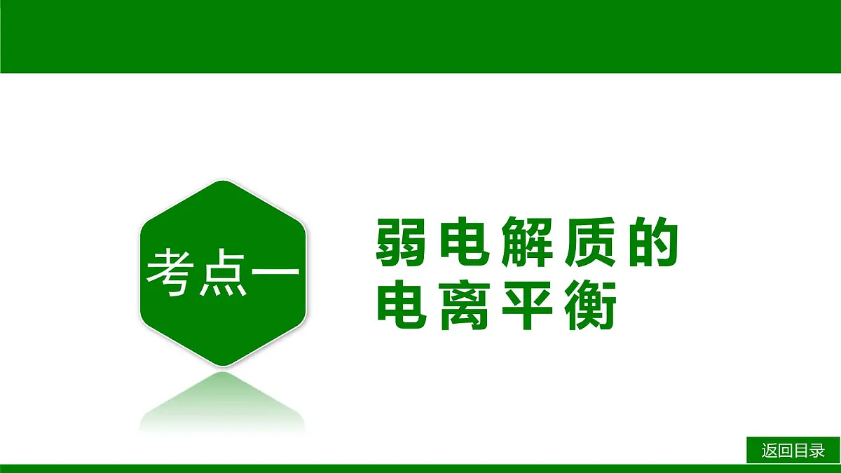 2026届高考化学一轮专题复习课件：第八章 第一讲 弱电解质的电离第3页