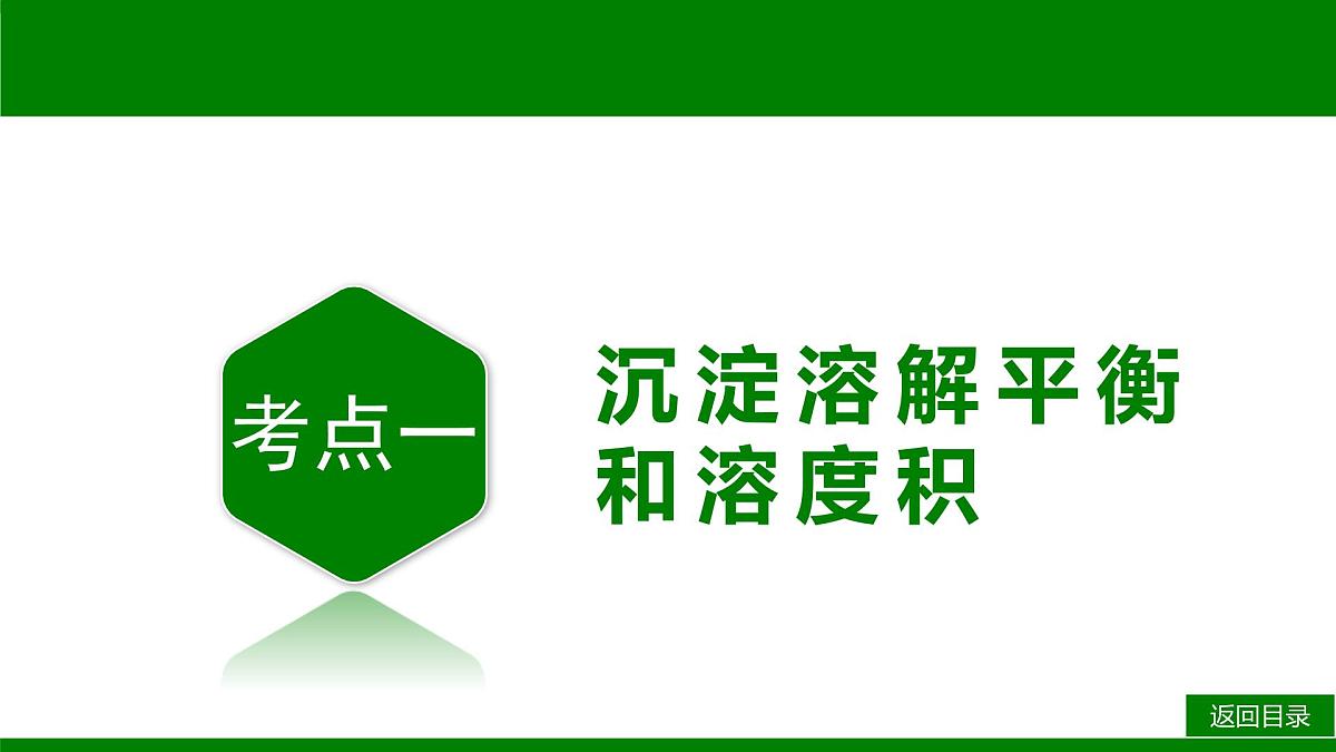 2026届高考化学一轮专题复习课件：第八章 第四讲 沉淀溶解平衡第3页