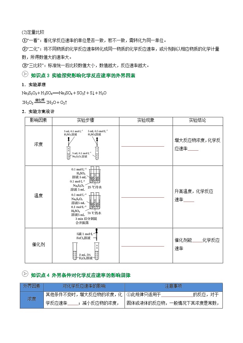 【暑假预习】第03讲  化学反应速率（学生版）-2025年新高二化学暑假衔接讲练 (人教版)第3页