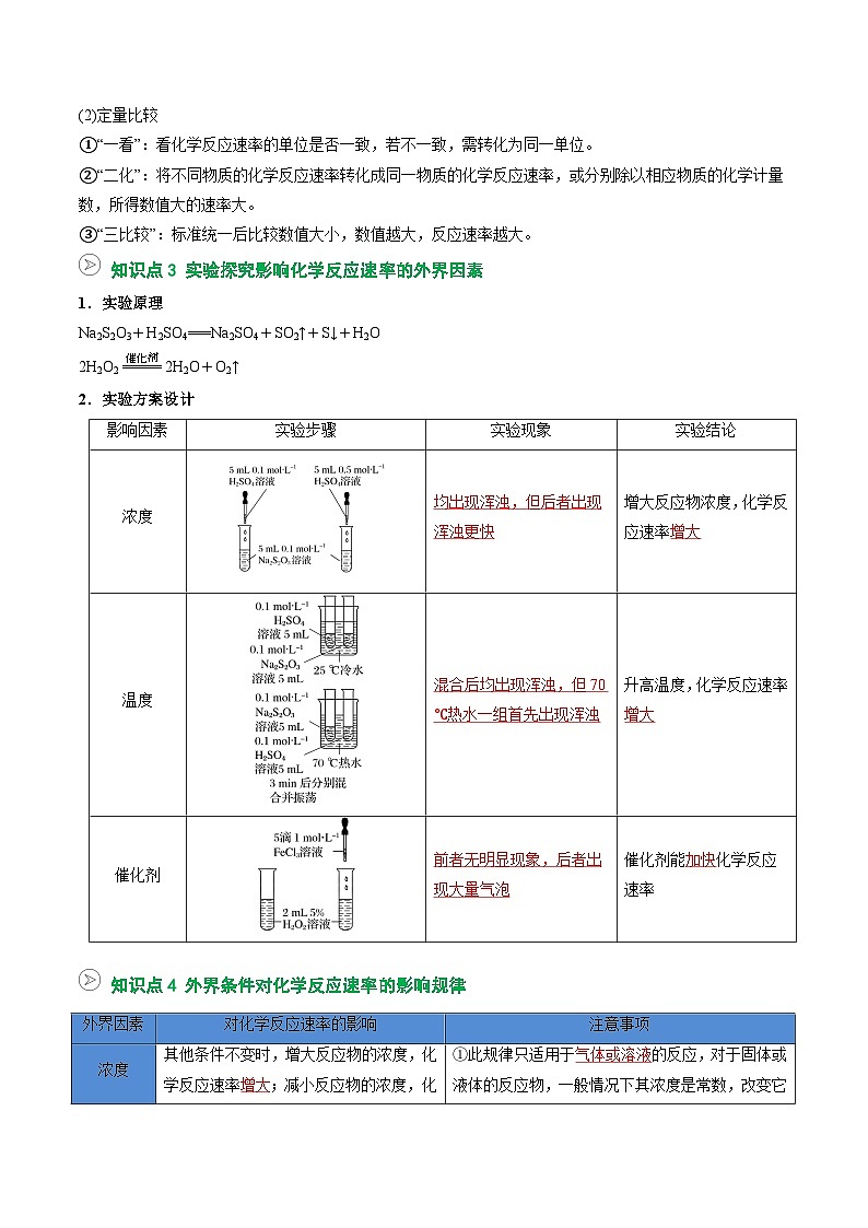 【暑假预习】第03讲  化学反应速率（教师版）-2025年新高二化学暑假衔接讲练 (人教版)第3页