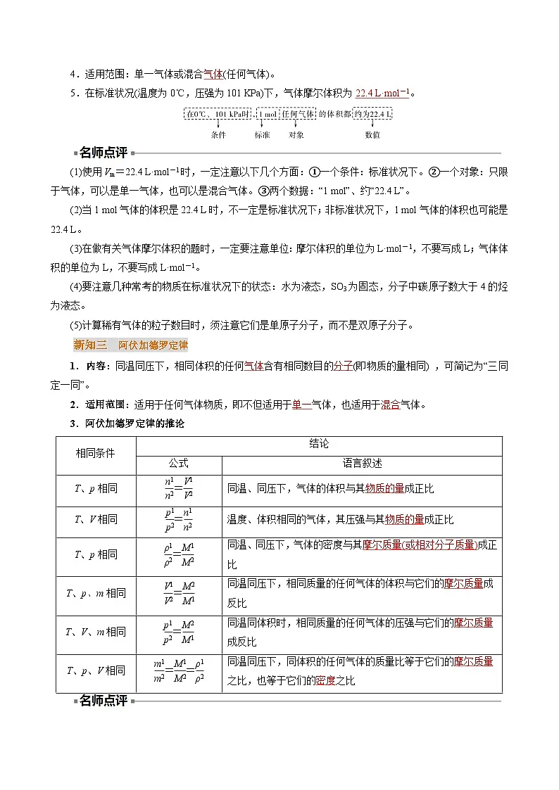 【初高衔接】衔接点14 气体摩尔体积 阿伏加德罗常数（教师版）-2025年初升高化学暑假衔接讲练 (通用版)第3页