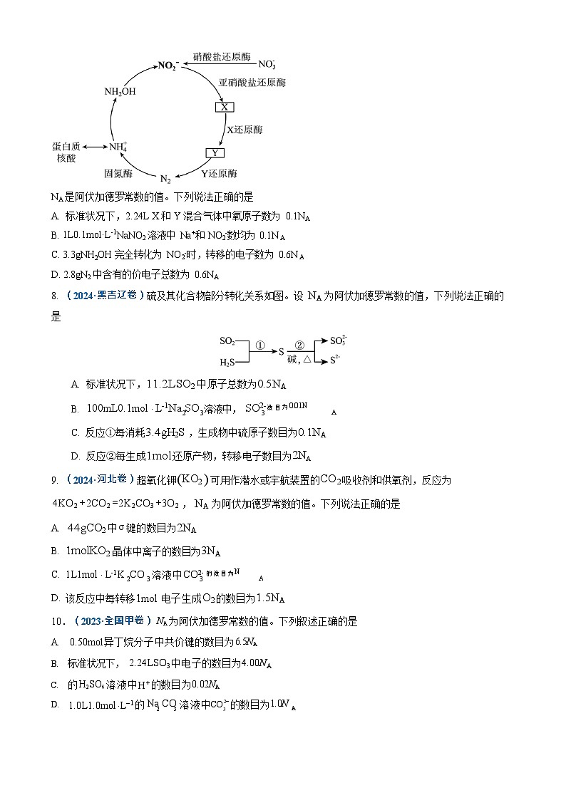 备战2026年高考化学三年（2023-2025）真题汇编（通用版）专题02化学计量第3页