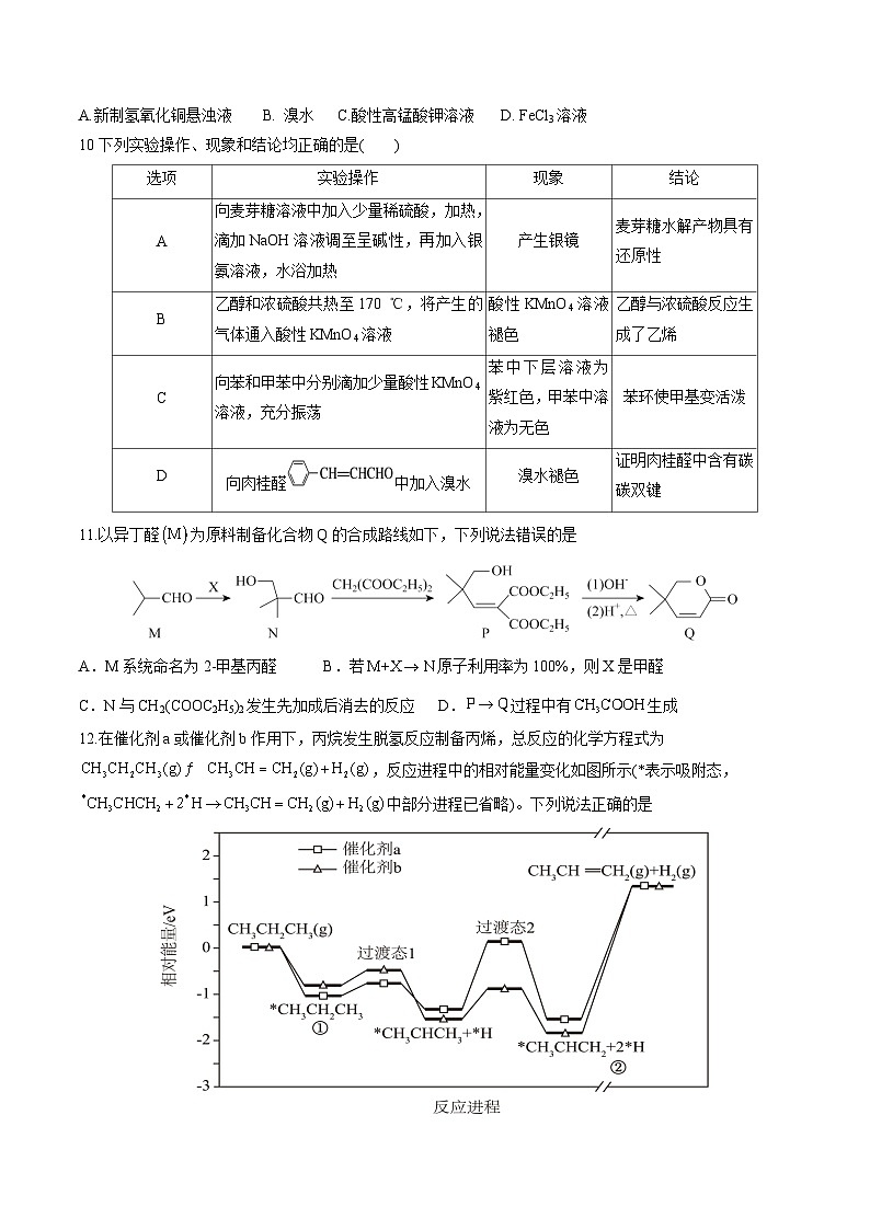 福建省连城县第一中学2026届高三上学期8月暑假月考化学试卷（Word版附答案）第3页
