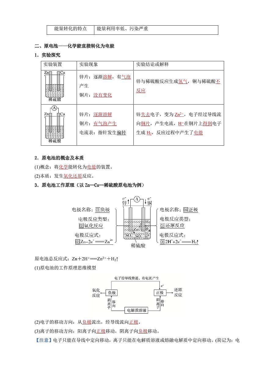 6.1.2 化学反应与电能(解析版)第2页