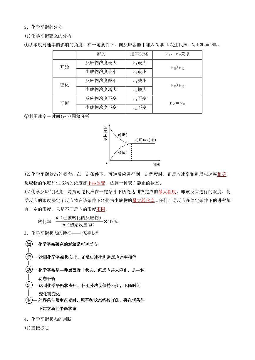 6.2.2 化学反应的限度(解析版)第2页