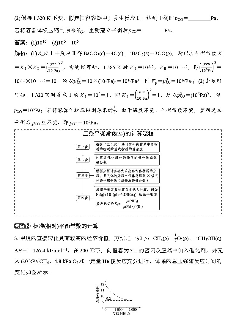 第42讲　化学平衡常数的综合计算 （含答案 ） 2026届高三化学一轮总复习 教案第3页