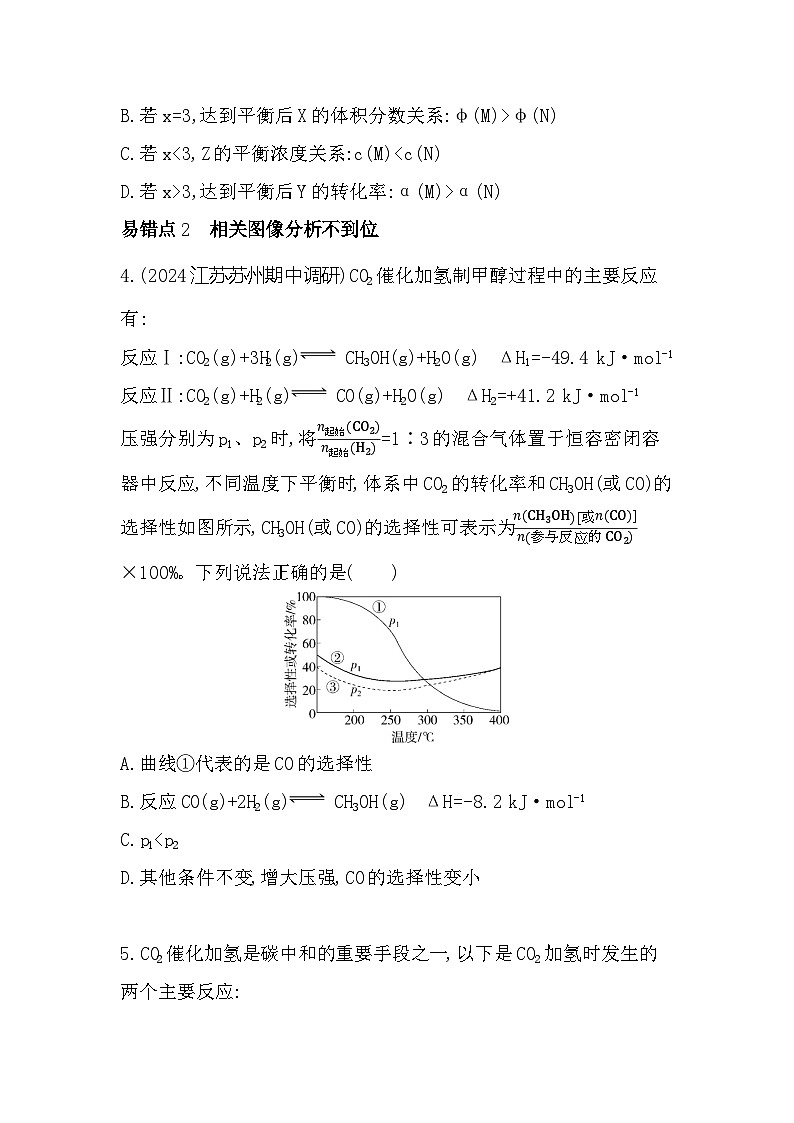 专题2　化学反应速率与化学平衡   专题复习提升练习（含解析）高中化学苏教版（2019）选择性必修一第2页
