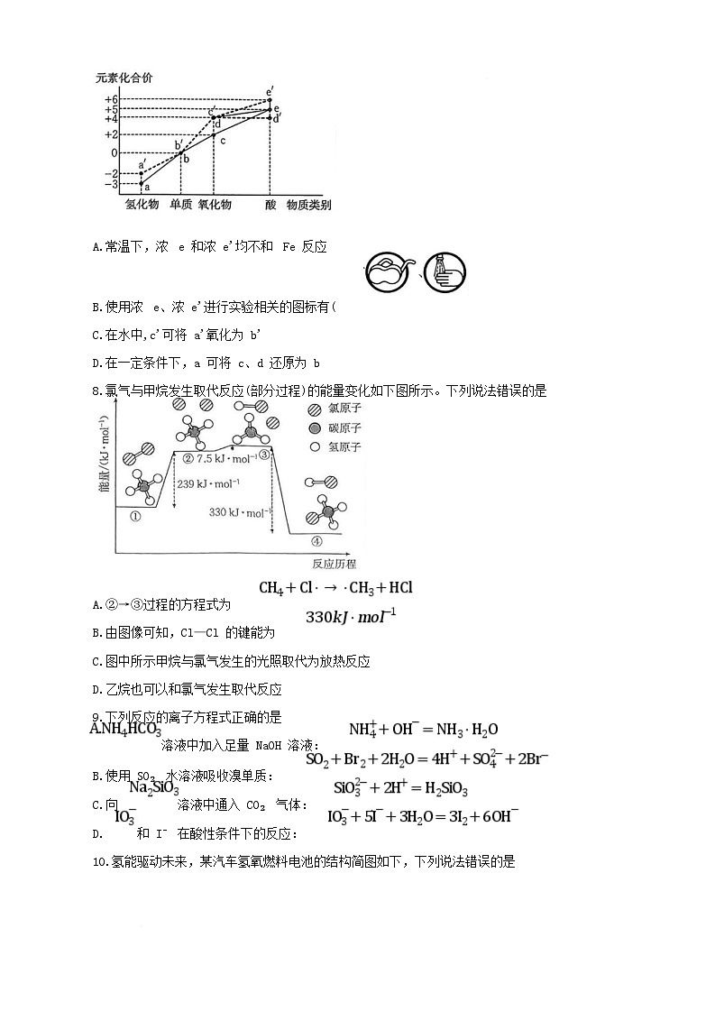 河南省2024_2025学年高一化学下学期第三次月考试题第3页