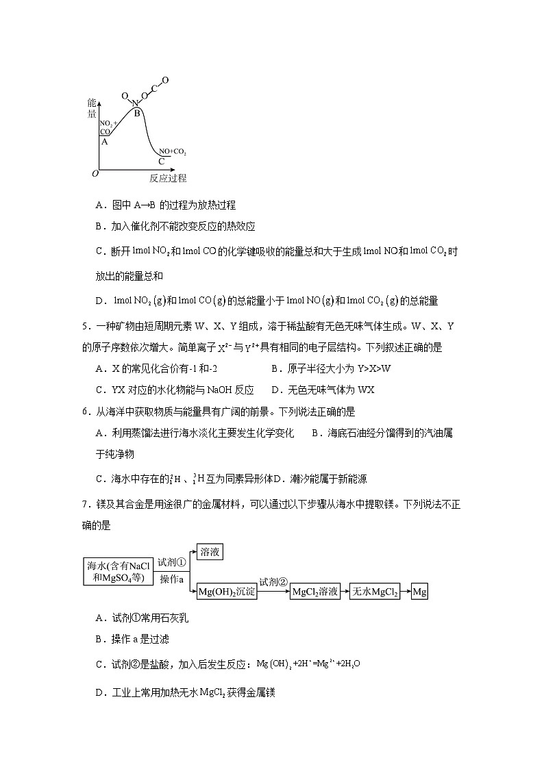 河南省信阳市固始县永和高中联考2023-2024学年高一下学期7月期末考试化学试题第2页