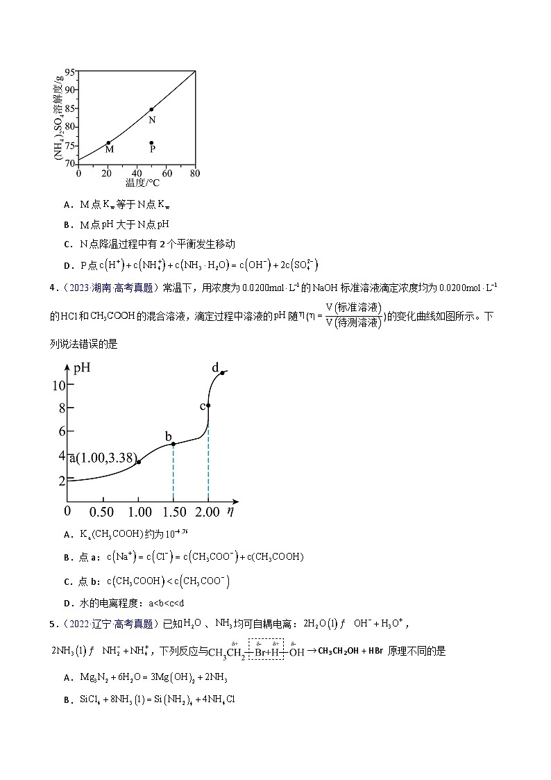 专题35 水的电离和溶液的酸碱性（原卷版）第3页