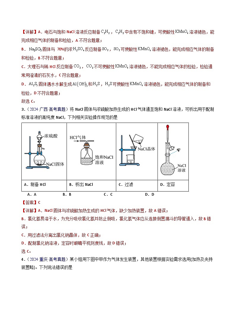 专题55 常见物质的制备（解析版）第3页
