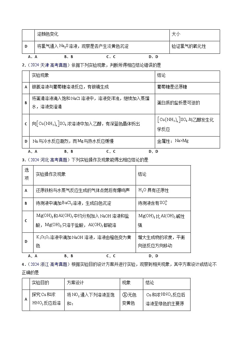 专题56 实验方案的设计与评价（原卷版）第2页