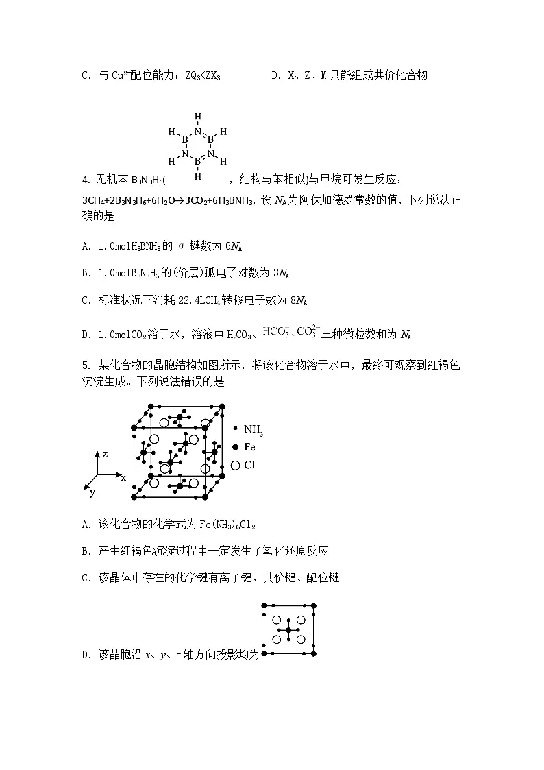 福建省宁德市2025届高三下学期三模考试化学试题（含答案解析）第2页