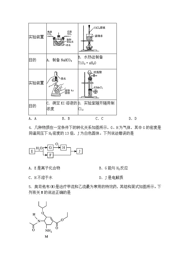 河南省部分高中2024-2025学年高三下学期模拟冲刺考试 化学试题（含答案解析）第2页
