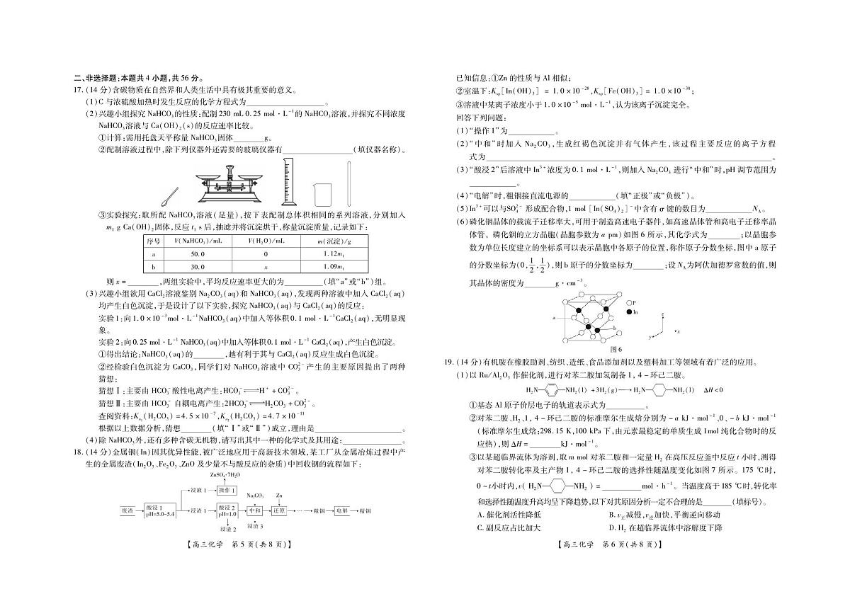 2025届湛江市普通高中高三10月调研测试化学试卷+答案第3页