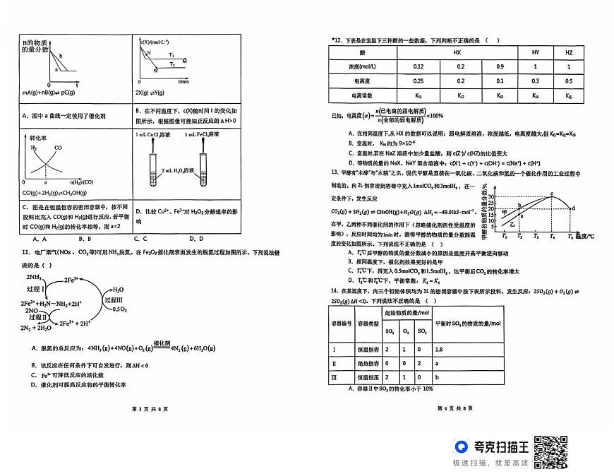 湖南省长沙市雅礼中学2025-2026学年高二上学期第一次（10月）质量检测 化学第2页