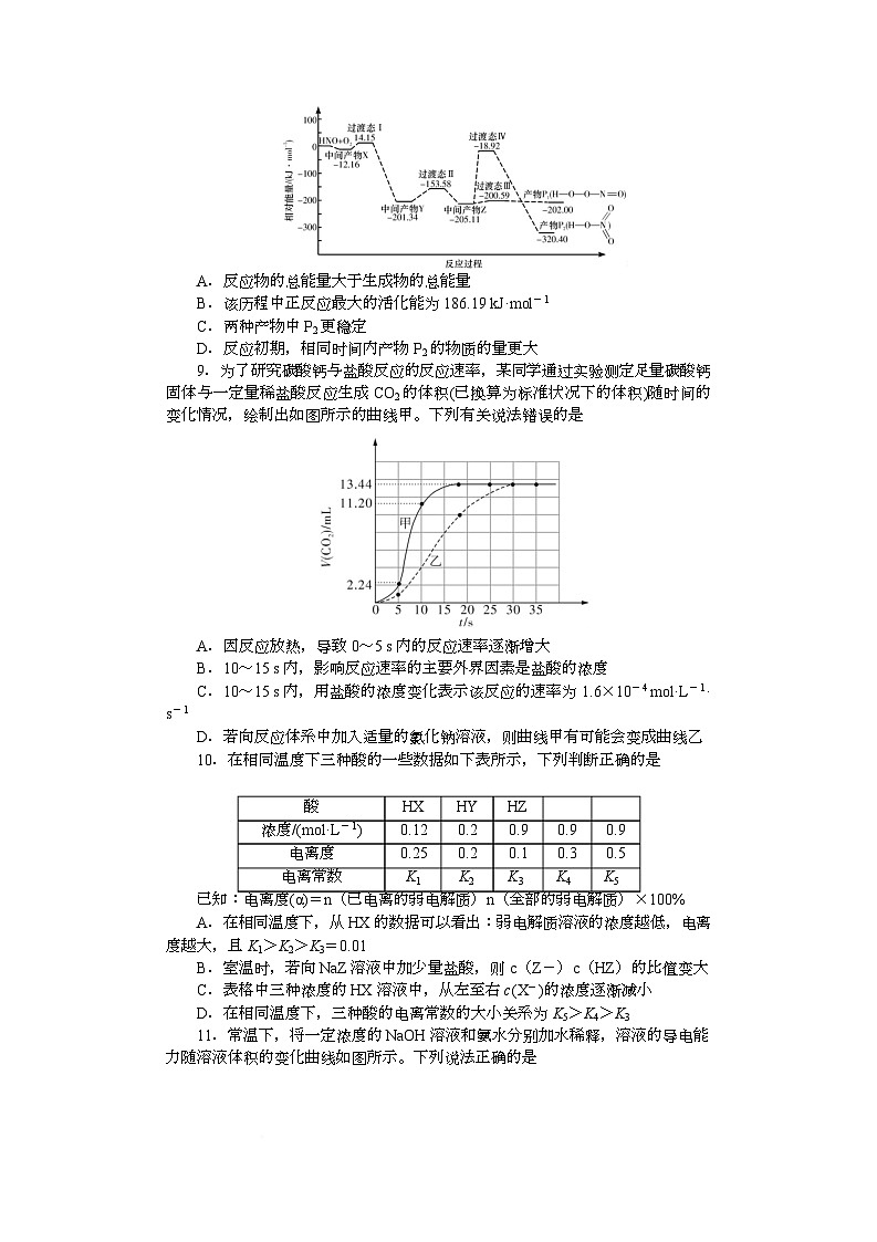 2025~2026学年湖南师大附中高二化学第1次月考 附中高二1次大练习1期化学学用第3页