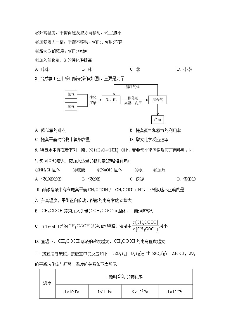 山西省临汾市2025-2026学年高二上学期9月联考化学试题（学生版）第3页