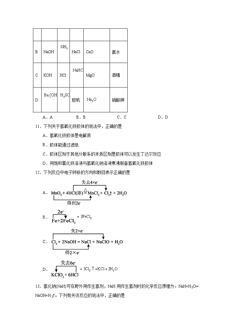 2025-2026学年北京市东城区第一七一中学高一上学期10月月考化学试题第3页