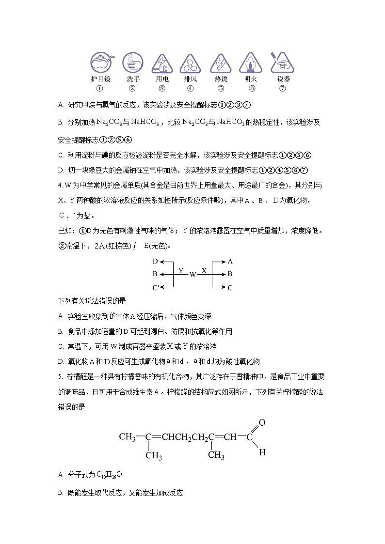 2025~2026学年广西部分学校高三（上）9月联考化学试题（学生版）第2页