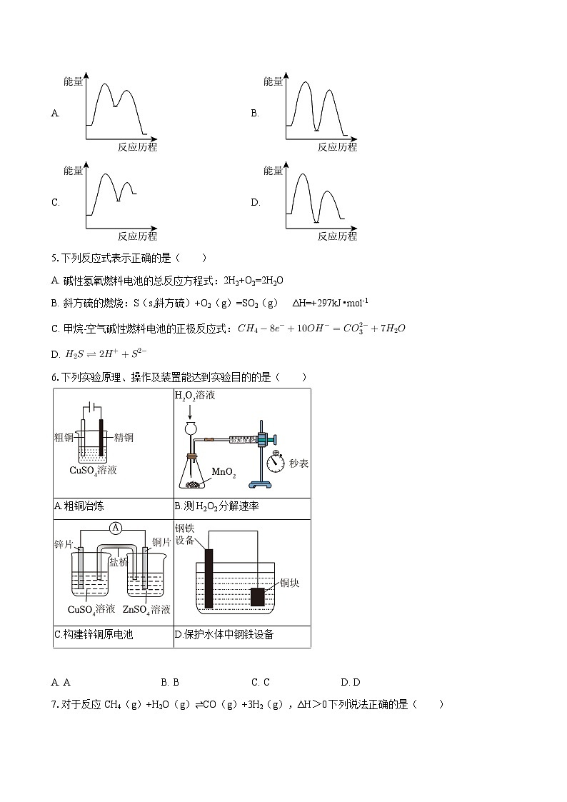 江苏省苏州三中2025-2026学年高二上学期10月月考化学试卷（含答案）第2页