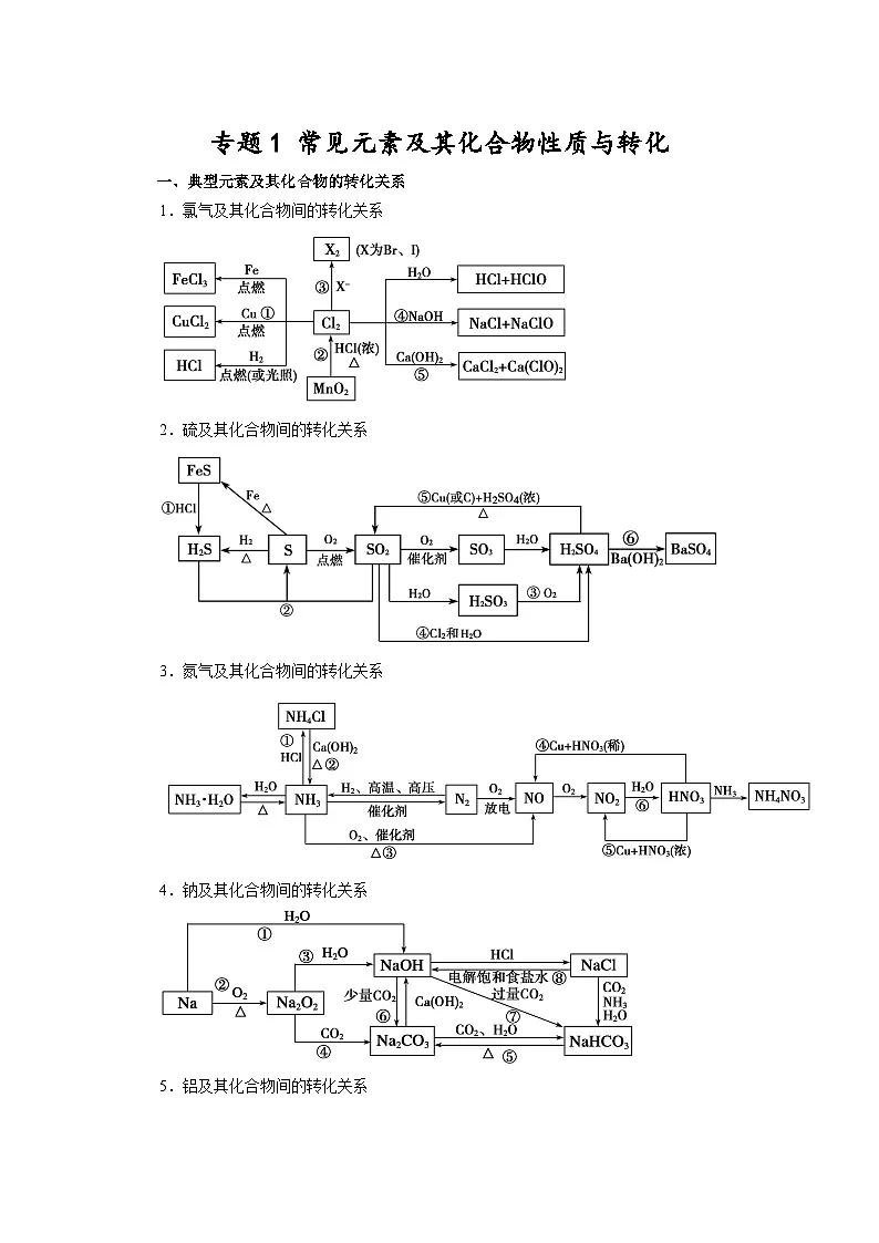 2026年高考化学一轮复习：专题知识点清单 讲义第2页