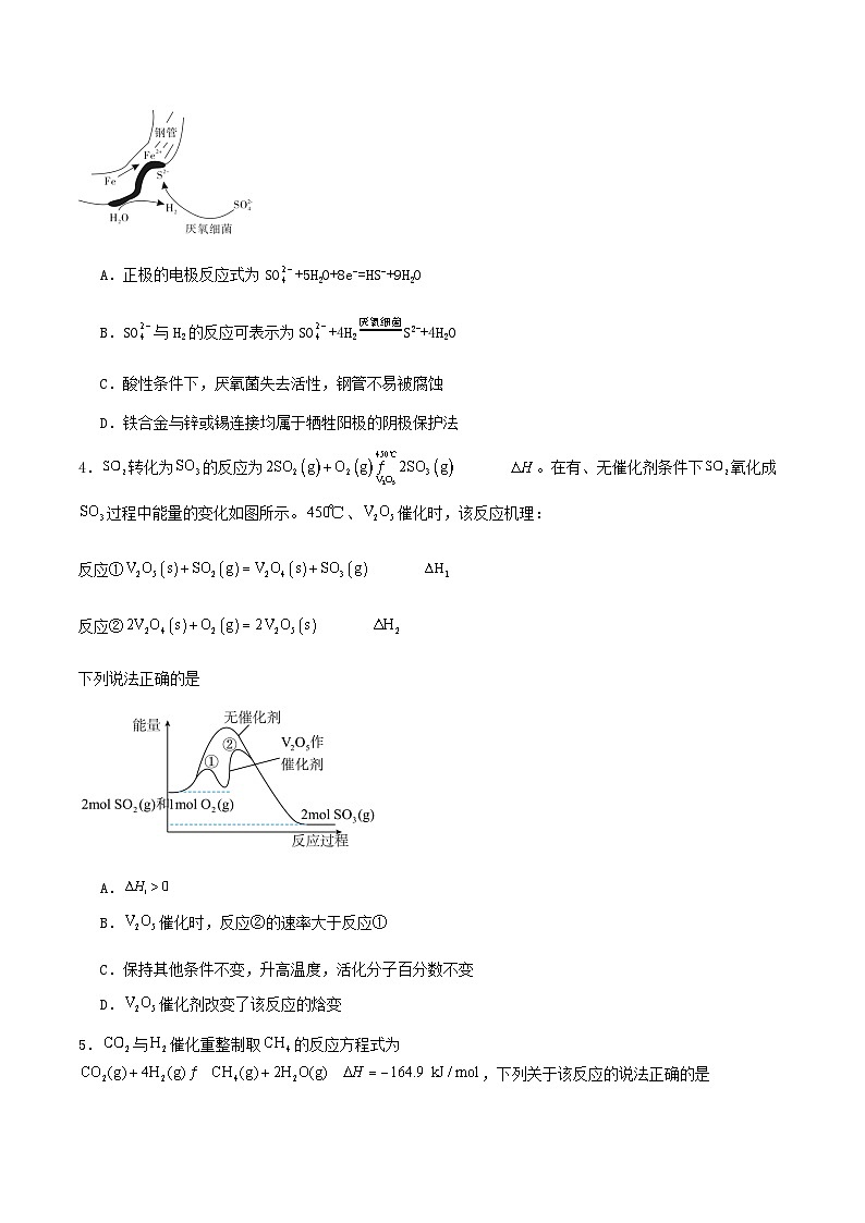 江苏省连云港市灌云县2025-2026学年高二上学期11月期中学业水平质量监测化学试卷第2页