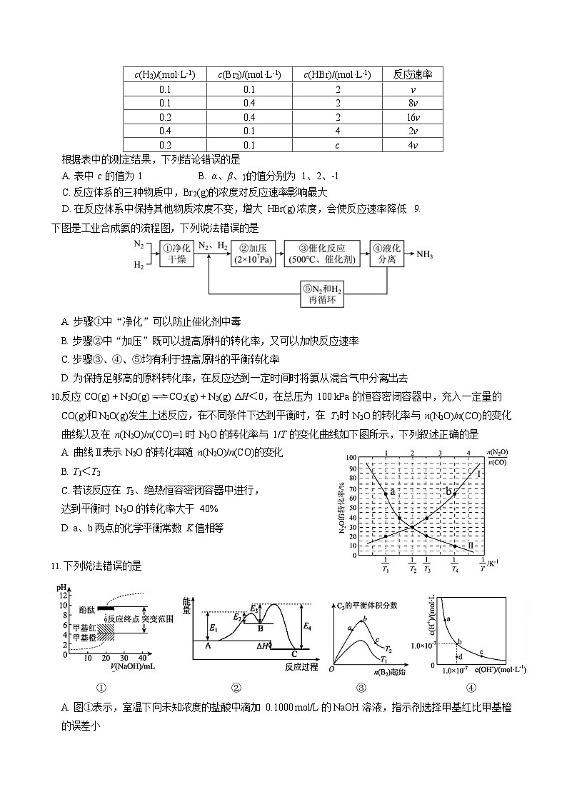 成都市第七中学2025-2026学年高二上学期11月考试化学试卷第3页