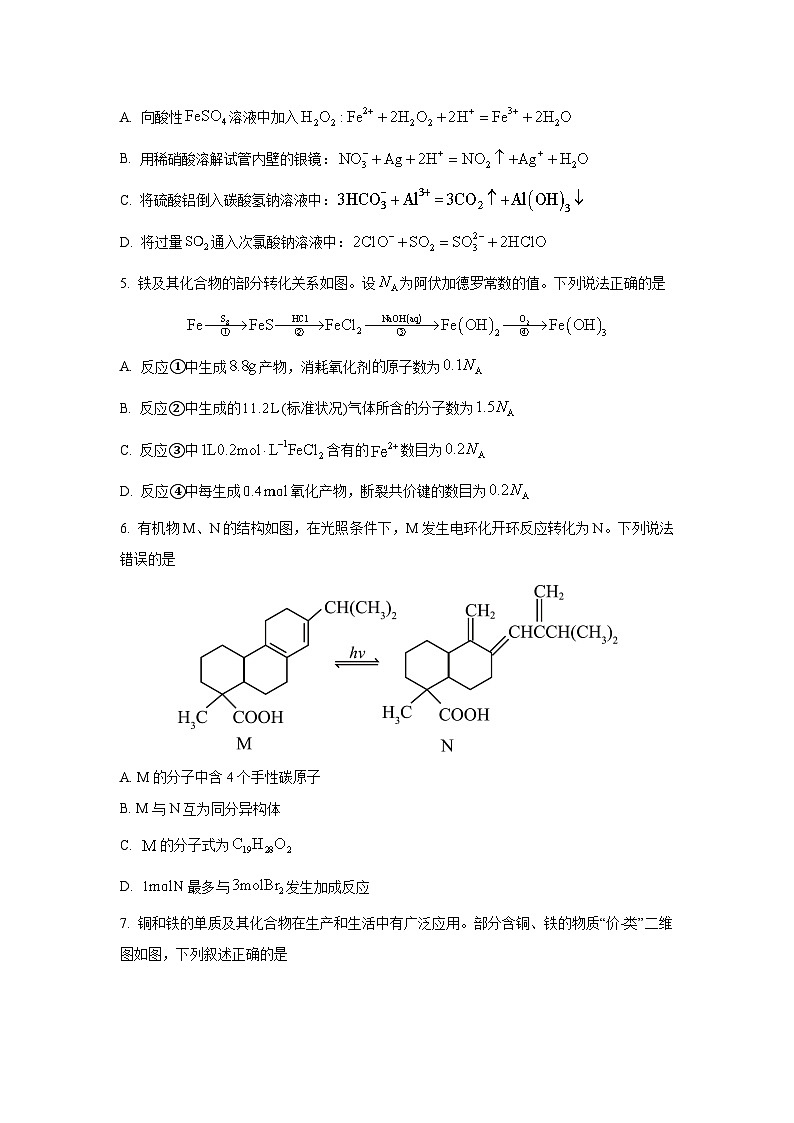 福建省部分学校2026届高三上学期10月联考化学（学生版）第2页