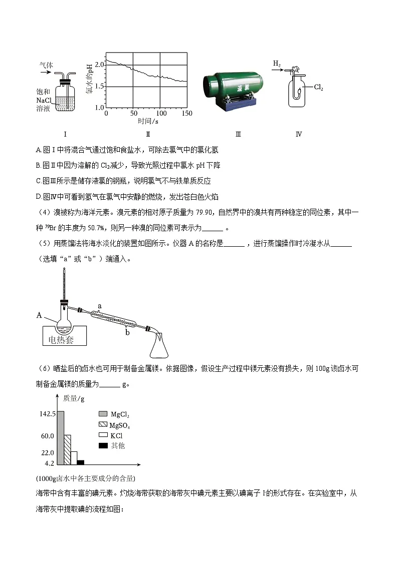 上海市川沙中学2025-2026学年高一上学期期中考试化学试题（含答案）第3页