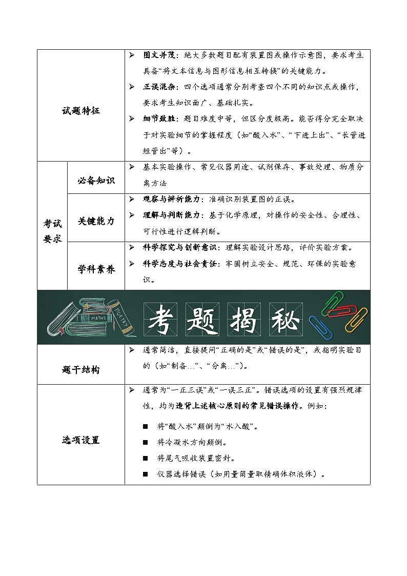 专题03  实验基础（原卷版）第2页
