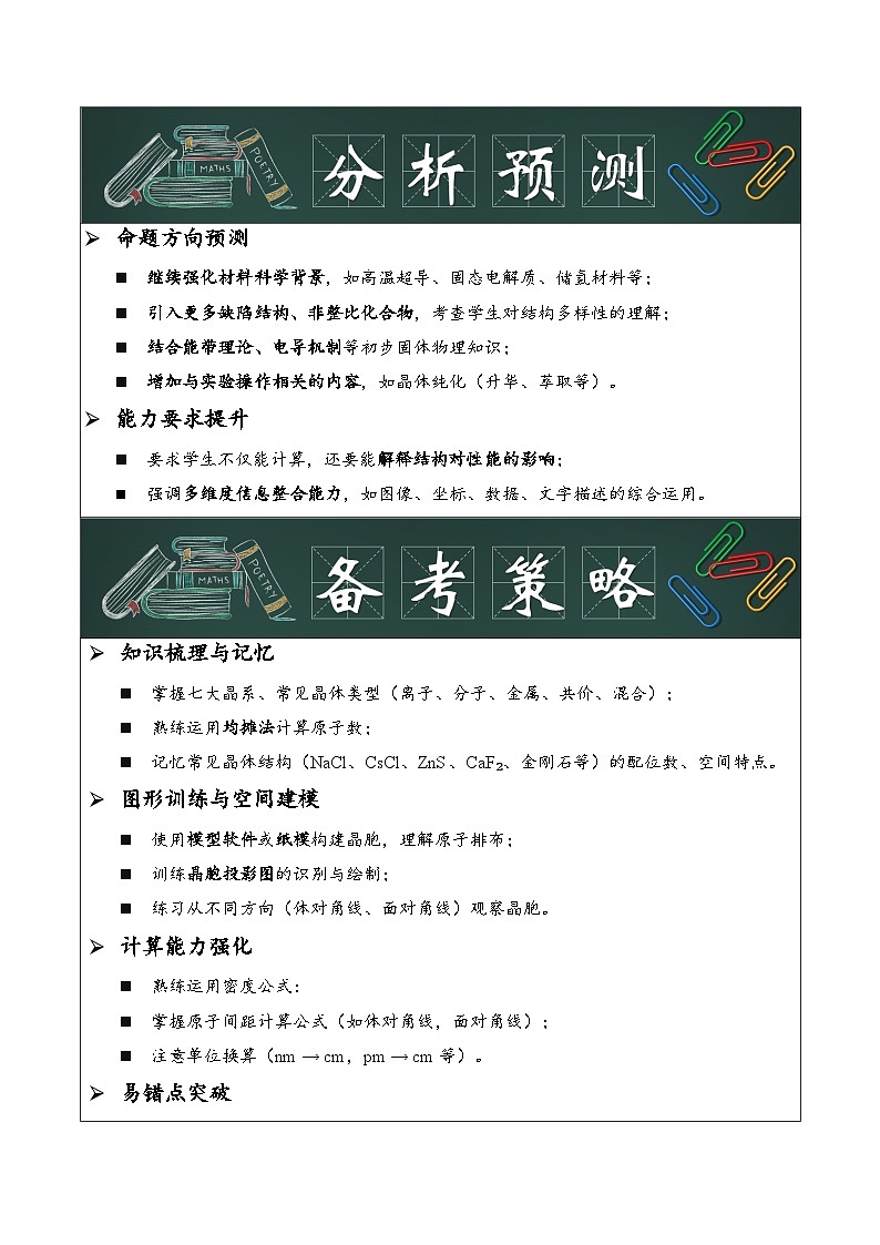 专题13  晶体结构与性质（原卷版）第3页