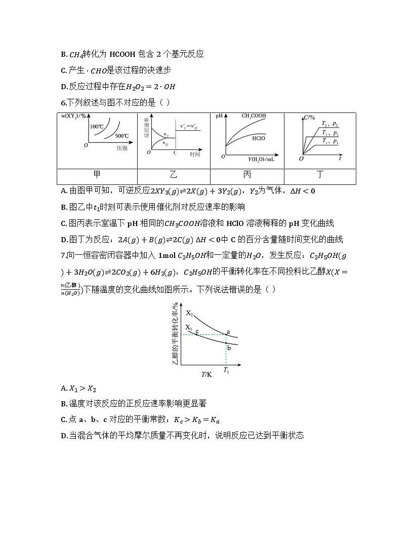2025-2026高中化学人教版选择性必修第一册 第二章 综合测试卷（及答案）（及答案）第3页