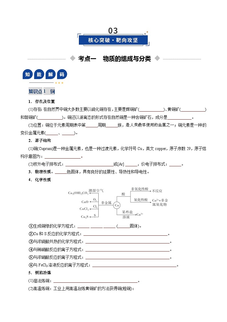 高考化学一轮复习-金属材料及金属矿物的开发利用（原卷版）第3页