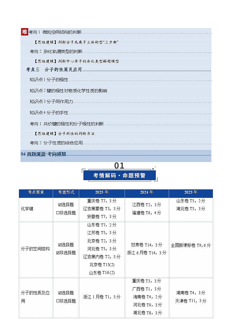 高考化学一轮复习-分子结构与性质、化学键（复习讲义）（全国通用）（解析版）第2页