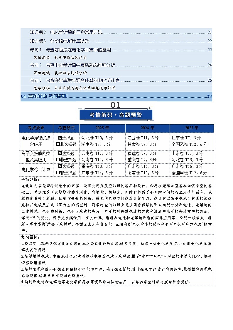 高考化学一轮复习-电化学原理的综合应用（复习讲义）（全国通用）（原卷版）第2页