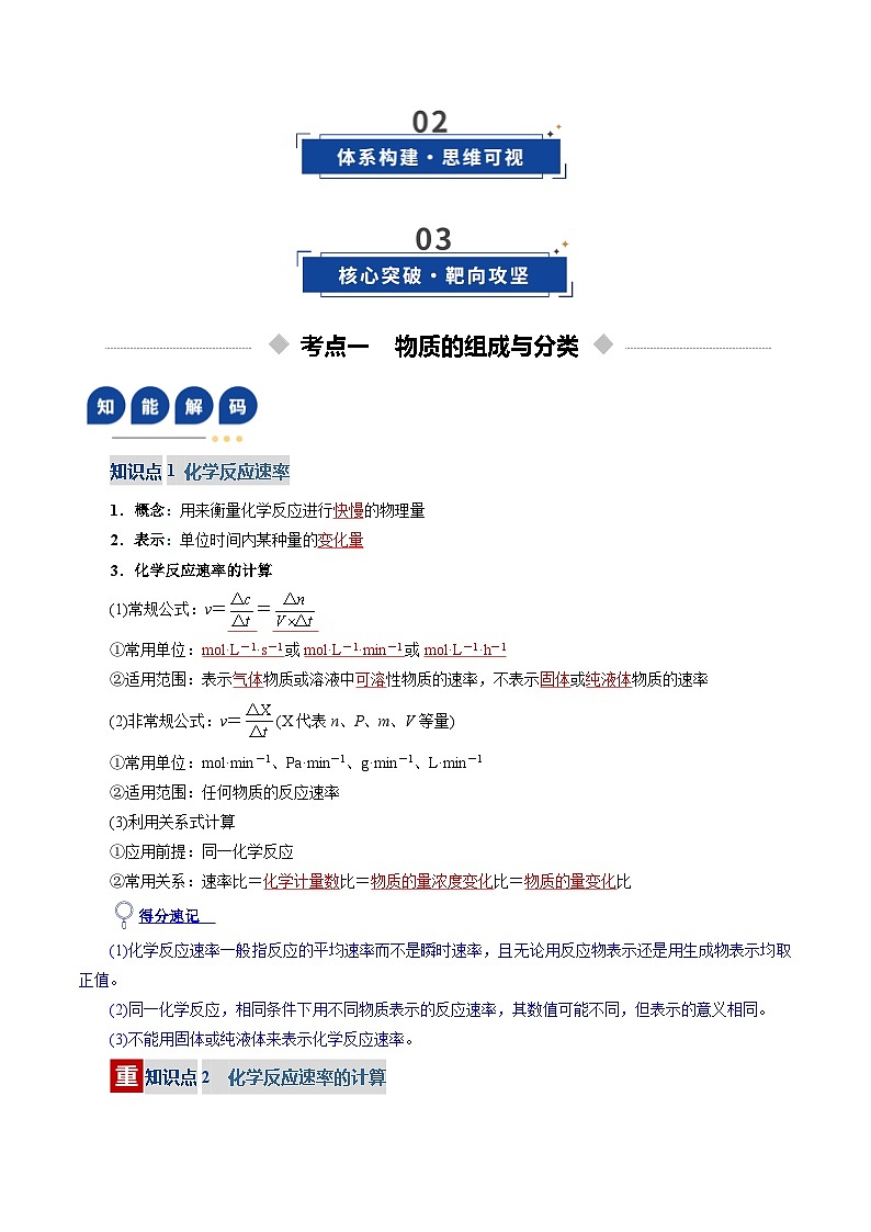 高考化学一轮复习-化学反应速率及其影响因素（复习讲义）（全国通用）（解析版）第3页