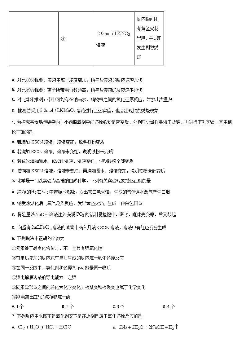吉林省通化市梅河口市第五中学2025-2026学年高一上学期12月月考化学试题第2页