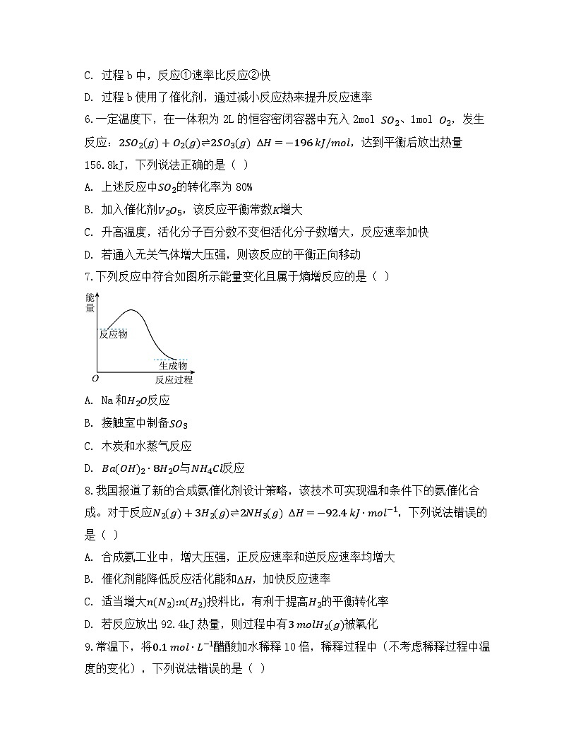 2025-2026高中化学人教版选择性必修第一册全册综合测试卷（及答案）第3页