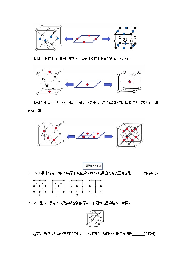 疑难杂症1 晶胞中原子的投影（或视图）及应用-2026届高考化学一轮复习讲练（全国通用）第2页