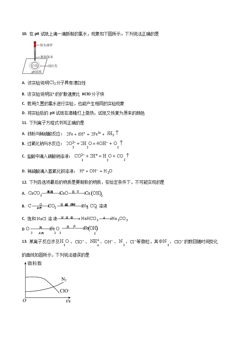 广西南宁市4+N联盟学校2025-2026学年高一上学期期中考试化学试卷第3页