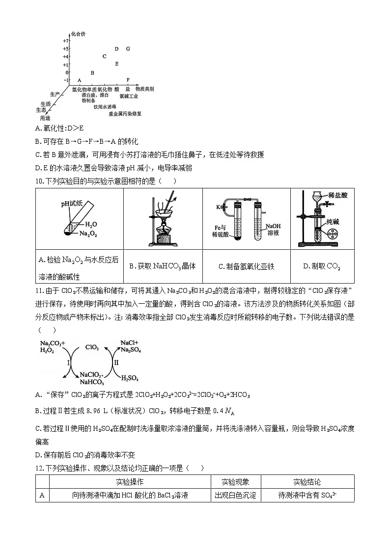 湖北省重点高中智学联盟2025-2026学年高一上学期12月月考化学试题（Word版附答案）第3页